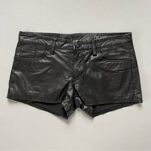 BLANK NYC Leather Shorts